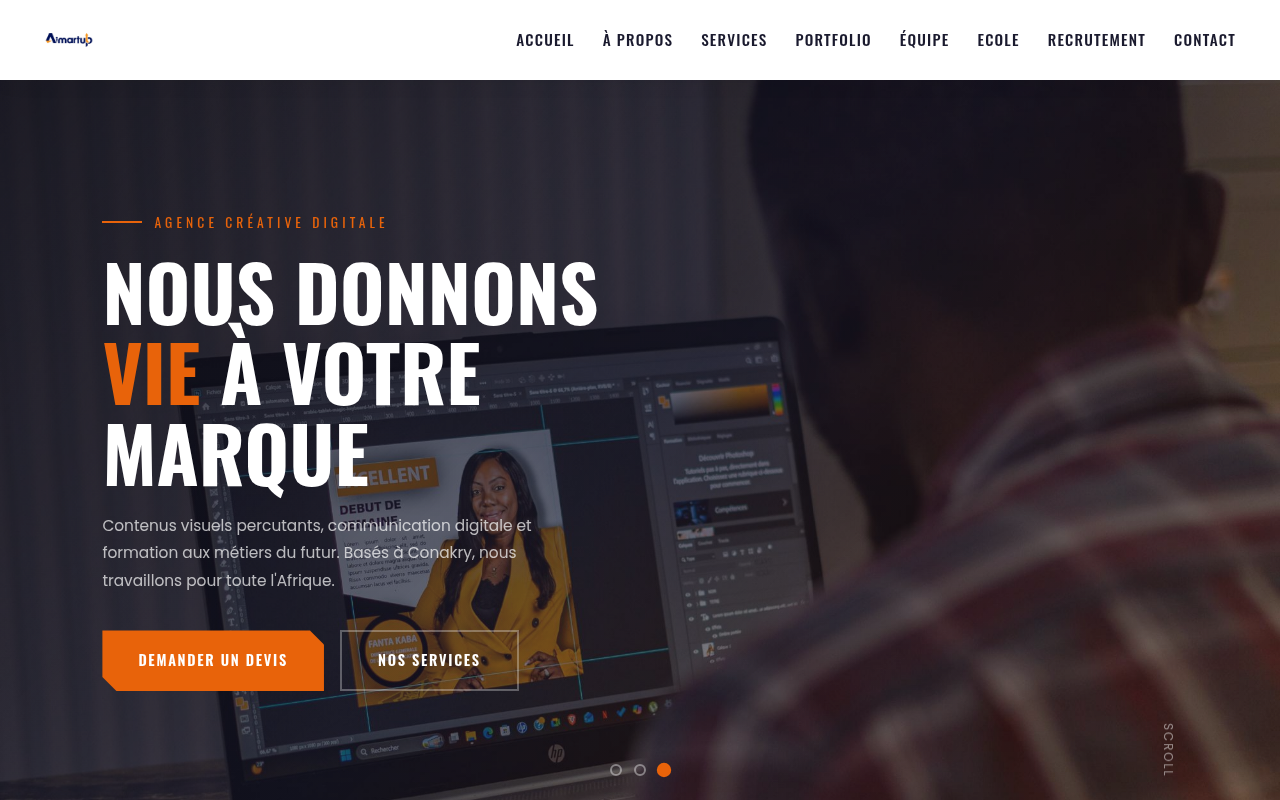 Aïm'art Up Logo